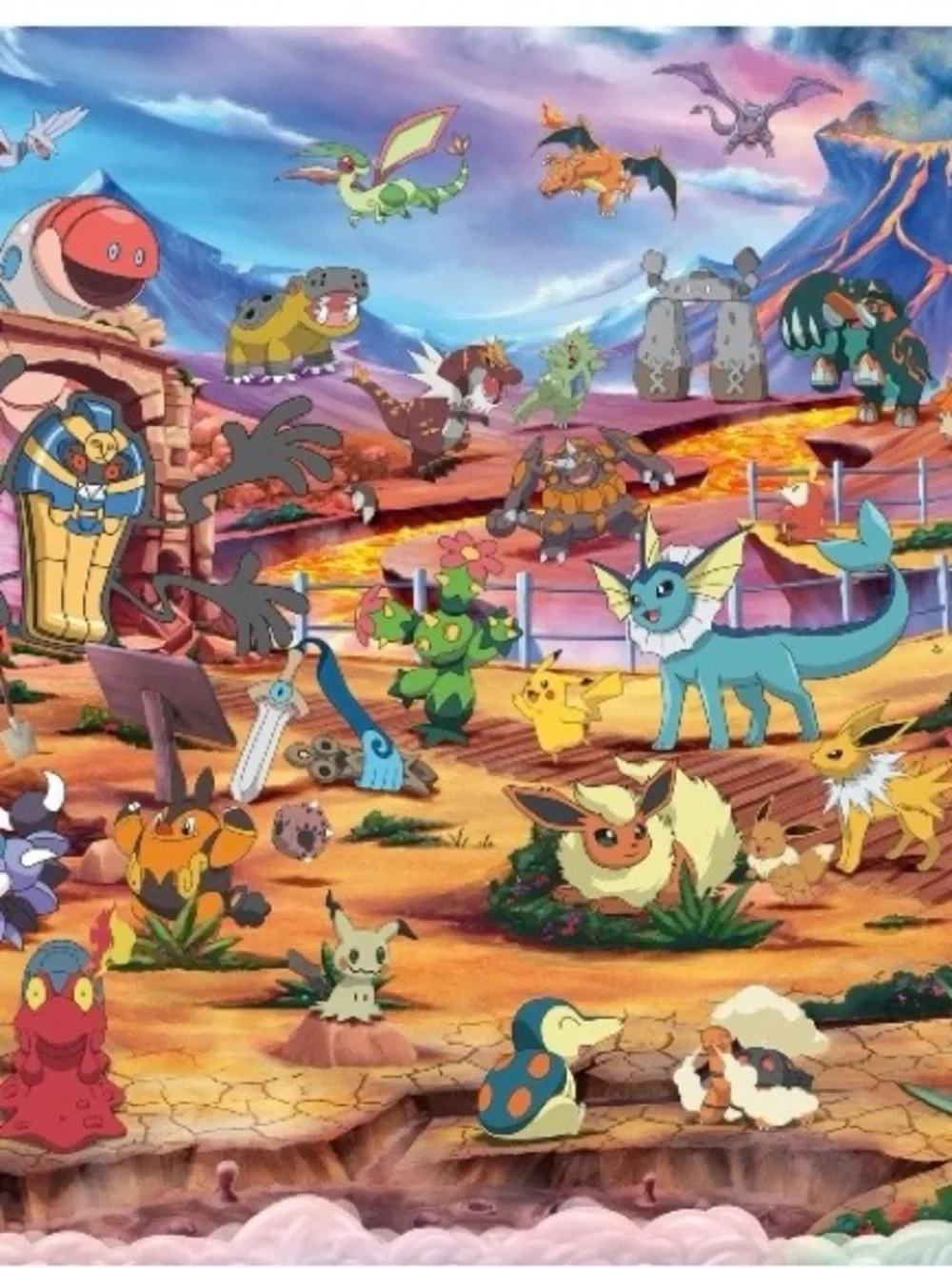 Pokemon Puzzle OVER 40,000 pieces pre-release